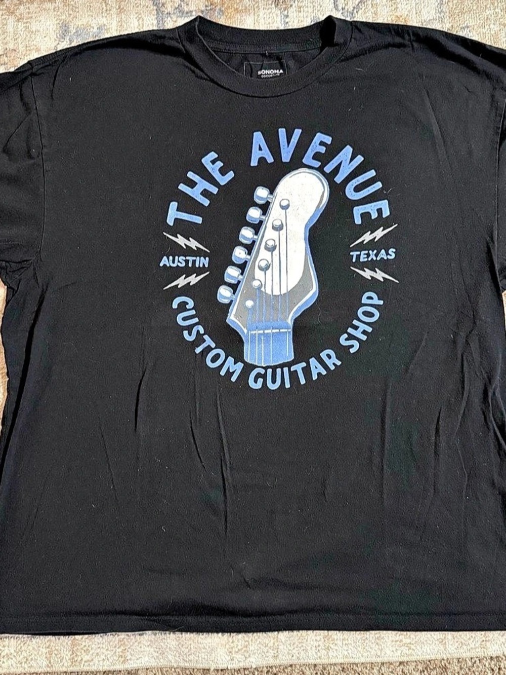 Sonoma Goods For Life The Avenue Custom Guitar Shop Graphic Tee Graphic Tee